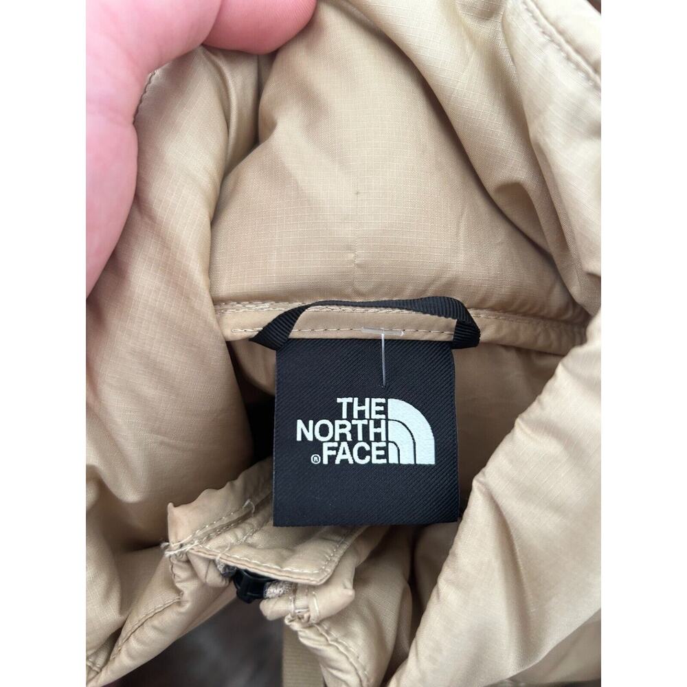 The North Face Tamburello Puffer Jacket Womens Small Beige Polyester Full Zip - Picture 8 of 10
